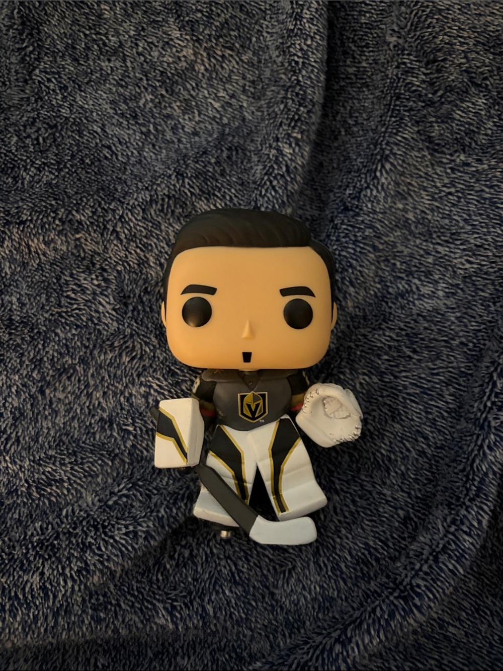 Funko NHL Golden Knights Black White Gold Goalie Pop! Vinyl Figure